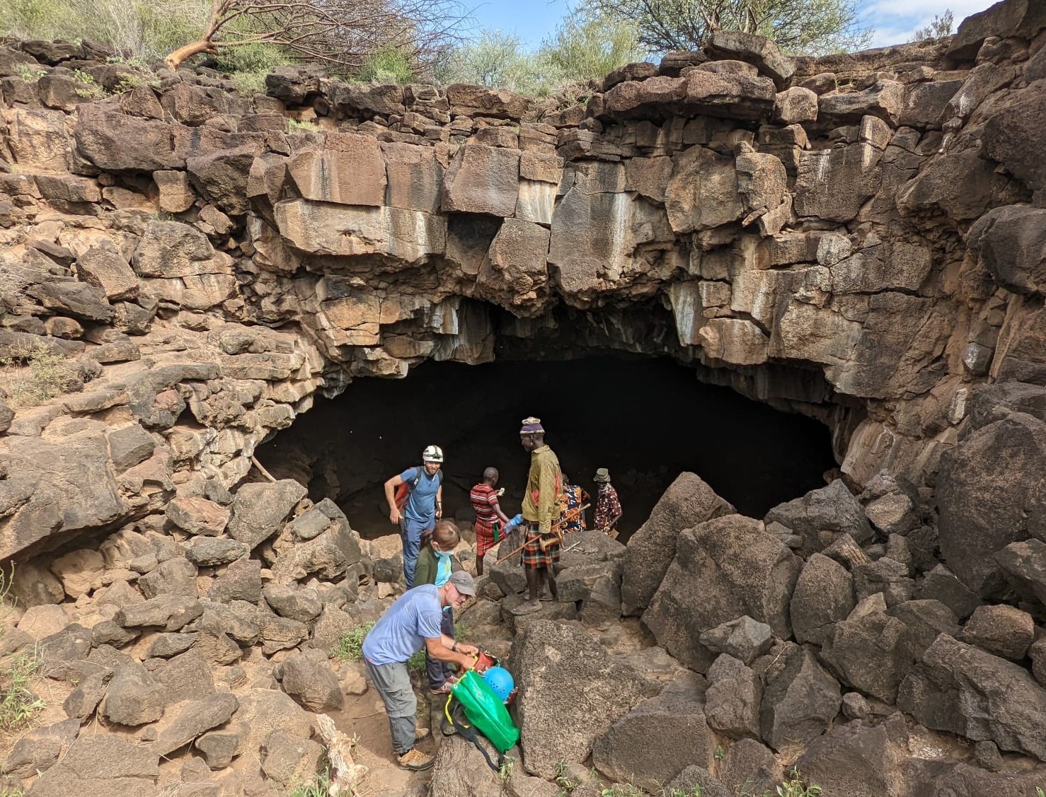 Lava Caves in the Eastern Rift Valley in Kenya